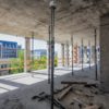 20019348 – metal support for ceiling at the building site